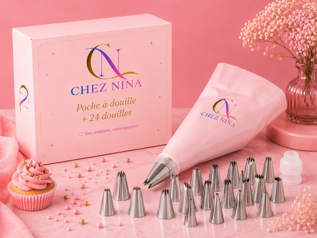 Poche a douille + 24 douilles