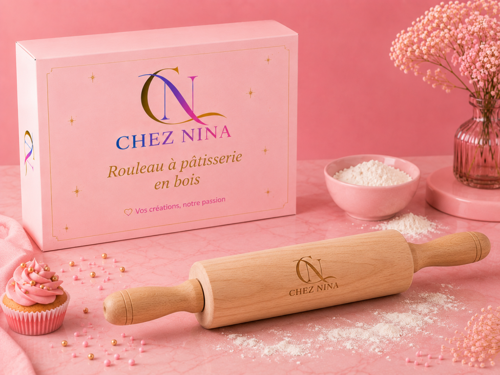 Rouleau a patisserie bois