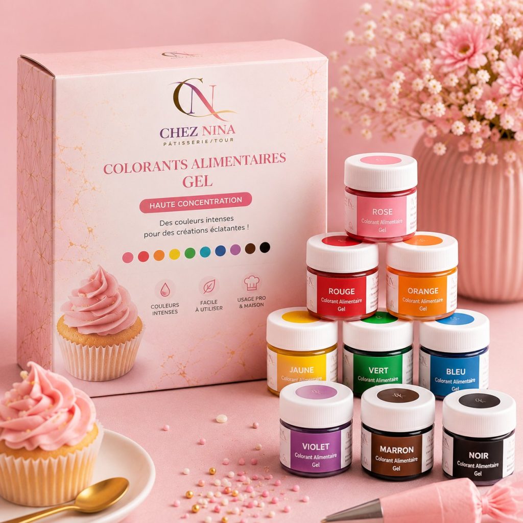 Colorants alimentaires gel